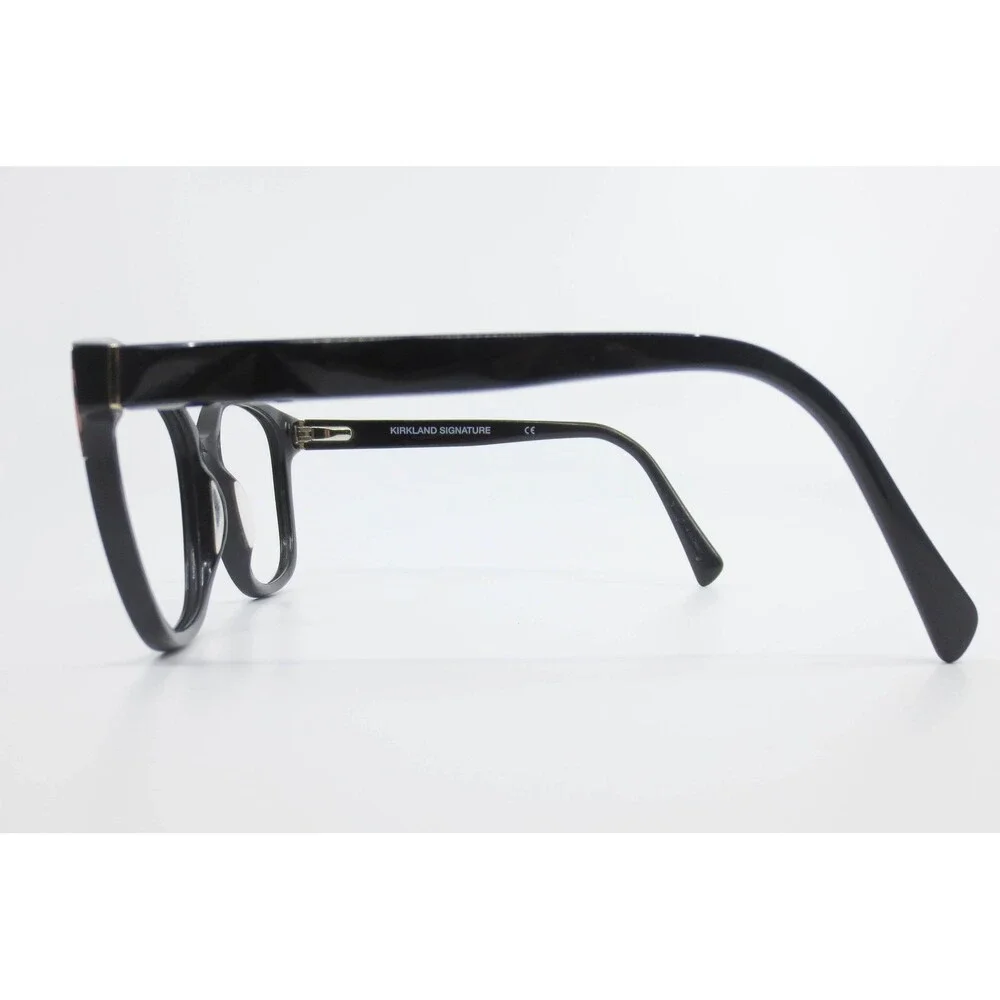Kirkland Signature Goleta KS 474 Black Gold Cat Eye Eyeglasses Frames 54-17-135